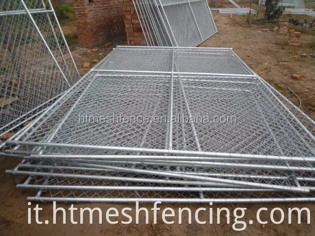 Edilizia galvanizzata all'ingrosso 2100*2400 mm Fence a catena temporanea